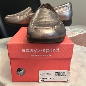 Easy Spirit Women’s Bronze Loafers